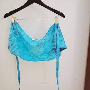 ❤SOLD❤Blue swim cover up wrap for girls. Size 6.